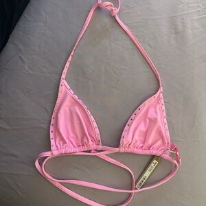 SKIMS NWT triangle bikini top